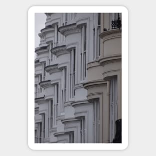 A View of London Victorian Architecture Sticker